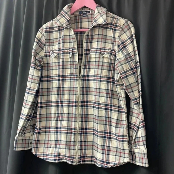 Chaps Jackets & Blazers - Chaps‎ Flannel Jacket M